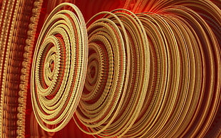 gold color bracelet timelapse photography